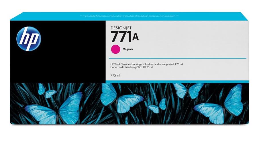 Tinta hp lf magenta designjet 771a