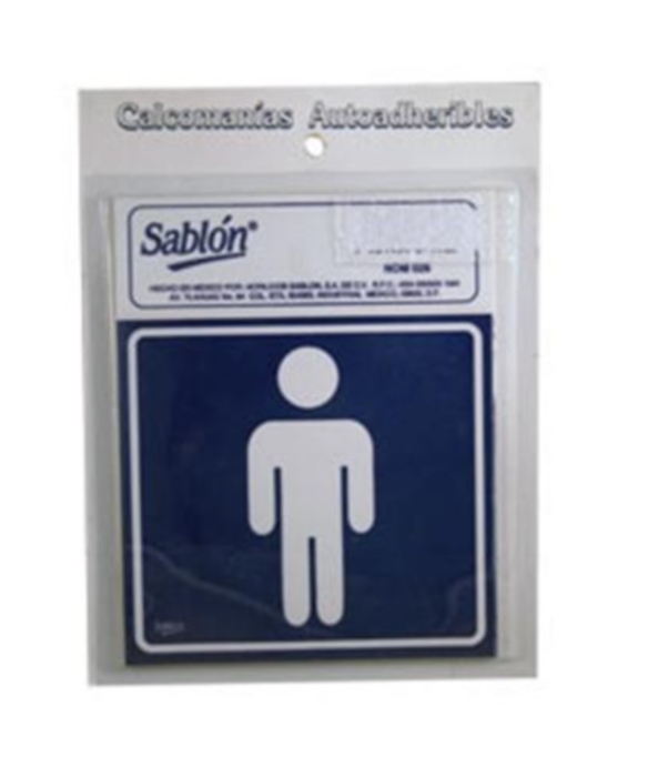 Se&ntilde;alamientos calcomania sablon ba&ntilde;o mujeres 12x11 7981
