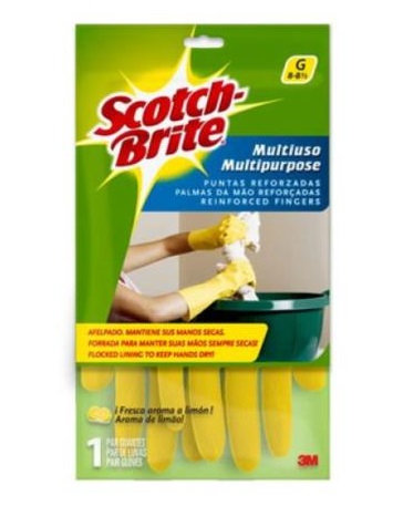 Guante multiusos 3m scotch brite 8-81/2 med/gde
