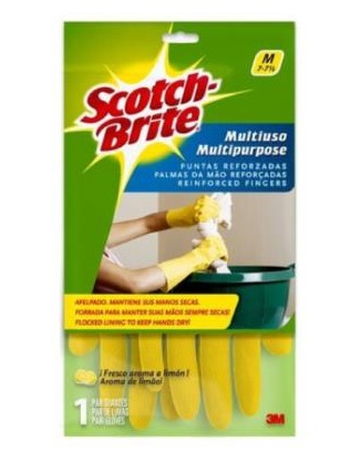 Guante multiusos 3m scotch brite 7-71/2 chico/mediano