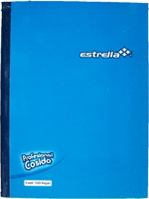 Cuadernos prof. estrella cosido 542 cuadro 5mm c/100