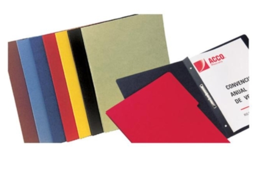 Carpeta porta documentos acco press t/carta rojo