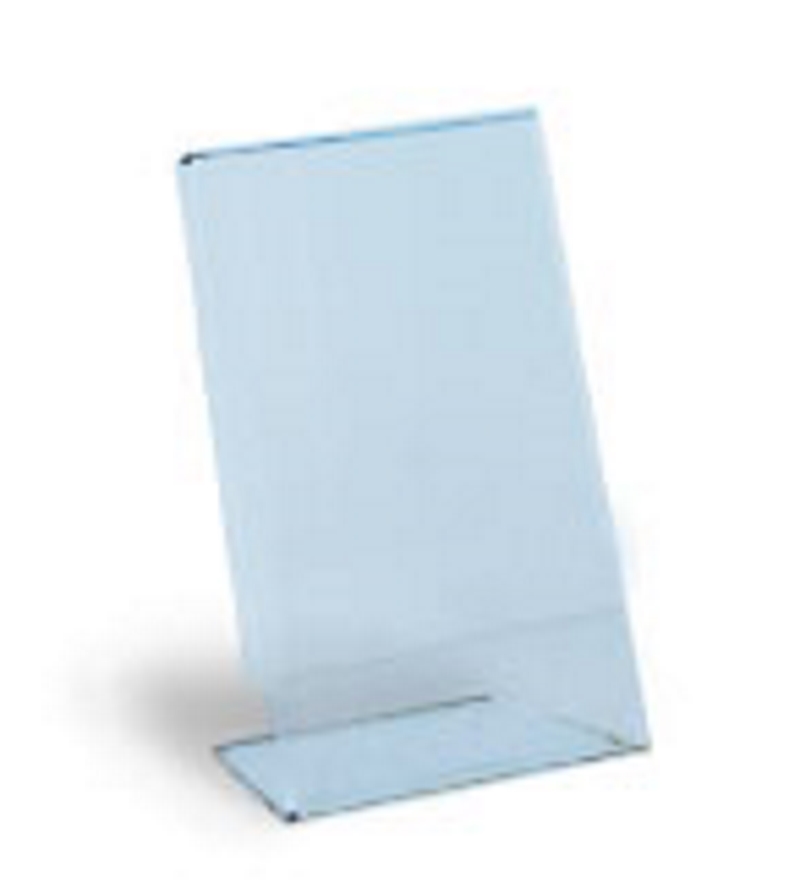 Acriletas de plastico vertical 4x6