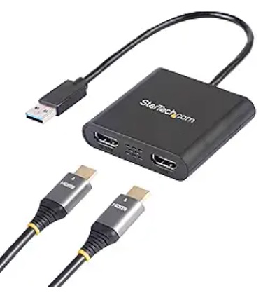Adaptador usb 3.0 a hdmi dual