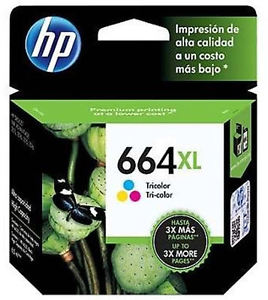 Consumibles hewlett packard 664 xl tricolor