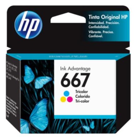 Consumibles hewlett packard ink advantage 667 tricolor