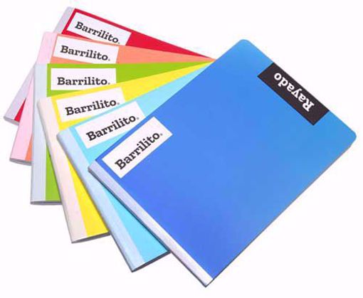 Cuadernos ital. barrilito cosido 8563 cuad.7mm c/100 hjs