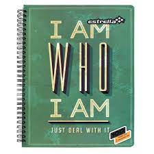 Cuadernos profesional estrella  raya doble wire-o 100 hojas