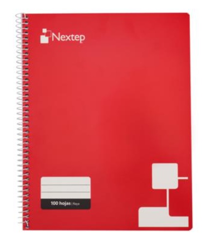 Cuaderno profesional nextep raya ne-007r espiral 100hjs