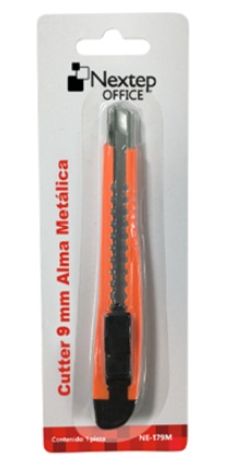 Cuchillas nextep chica plastico c/alma de metal 9mm