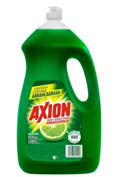 Productos de limpieza axion liquido lavatrastes 2.8 l