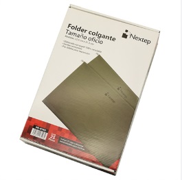 Folders colgantes nextep t/oficio verde tradicional c/25