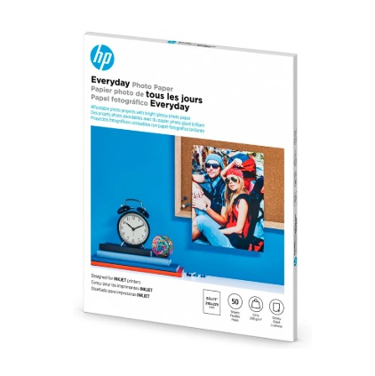 Papel fotografico hp everyday semi gloss photo paper a 50hjs