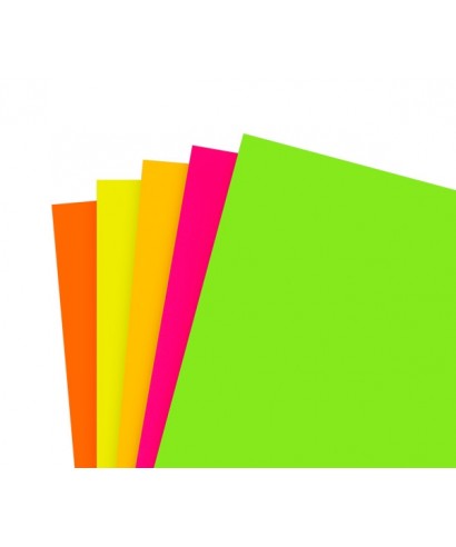 Hojas tama&ntilde;o carta en colores pza.