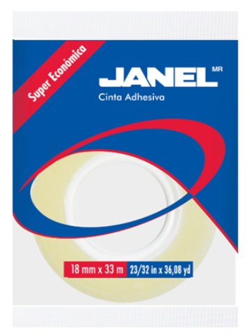 Cintas adhesivas janel 255 economica 18x33