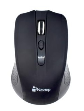 Mouse nextep 1600 negro inalambrico ne-410