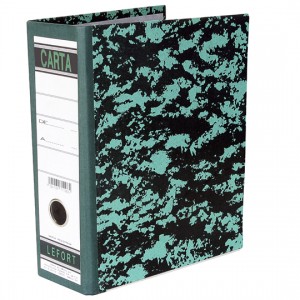 Registradores lefort tama&ntilde;o carta marmoleado