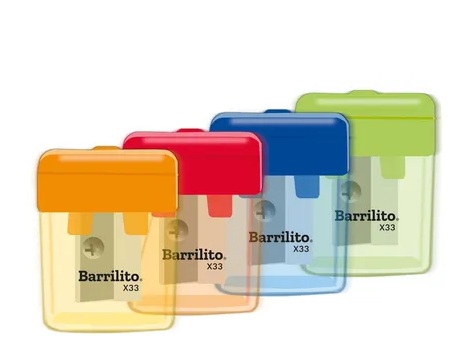 Sacapuntas barrilito c/deposito x33