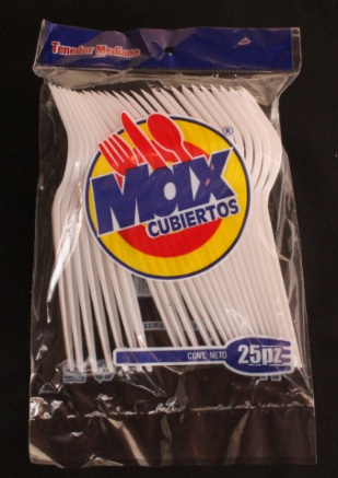 Tenedores max cubiertos mediano c/25