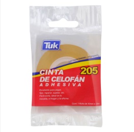 Cintas adhesivas tuk 205 transparente 12x33